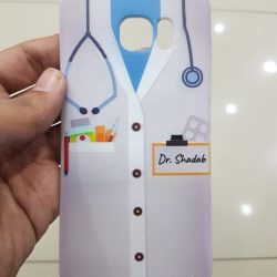 doctor name printed mobile covers in pakistan