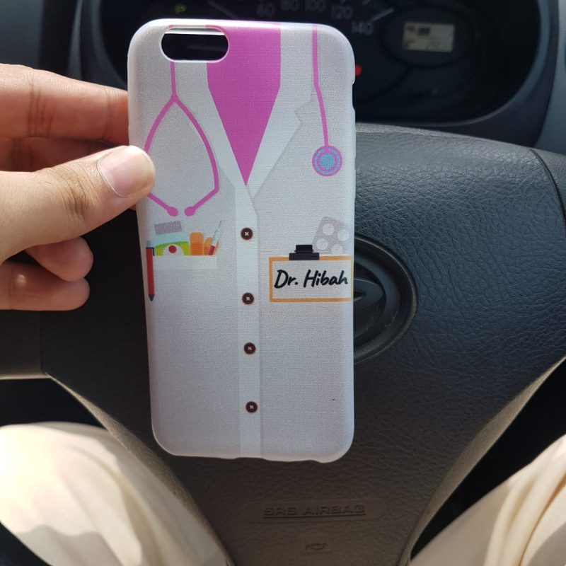 doctor name printed mobile covers in pakistan