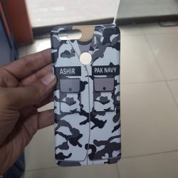 pakistan navy uniform name printed mobile cover