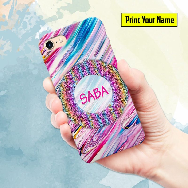 Fancy - Print Your Name Mobile Cover - Design #003