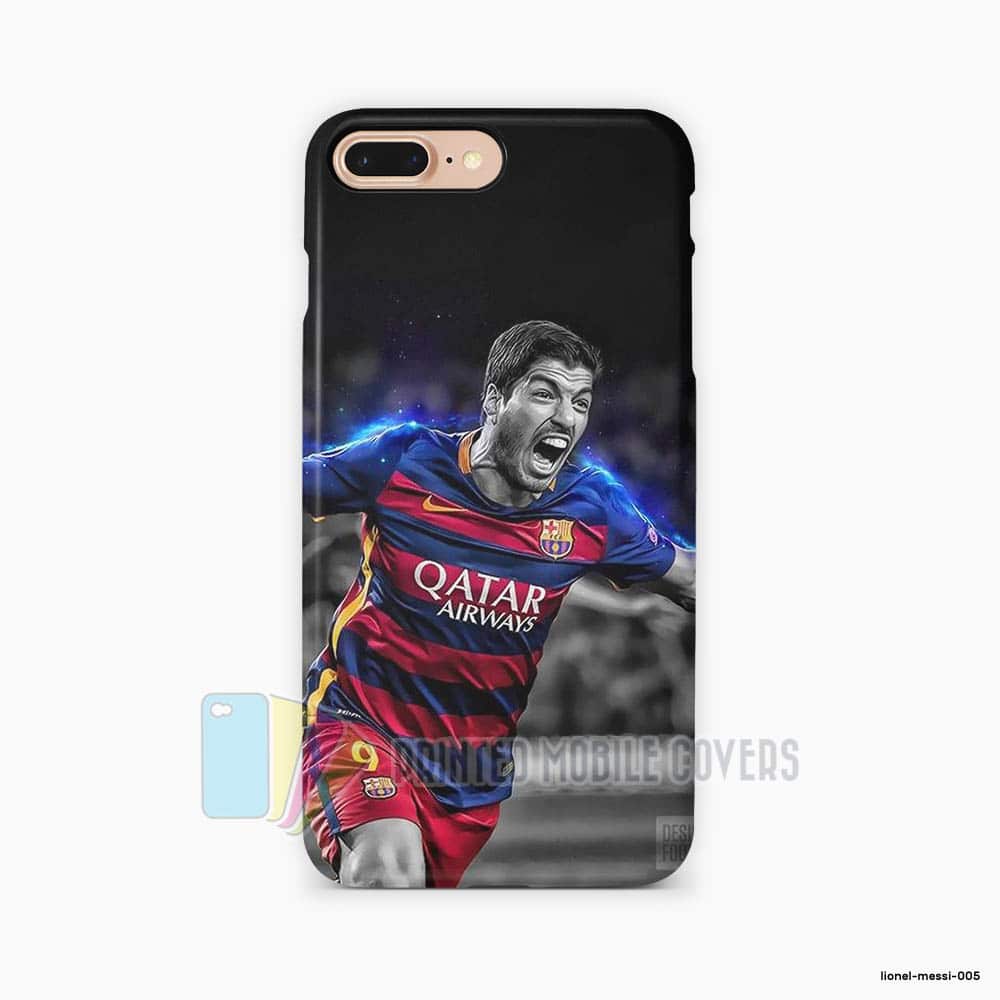 MYCASEFC Cover Personalizzabile Per Huawei P8 Lite Con Nome E Numero - Custodia Calcio Messi, Silicone Antiurto