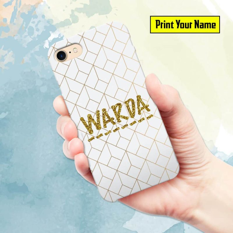 Fancy - Print Your Name Mobile Cover - Design #008