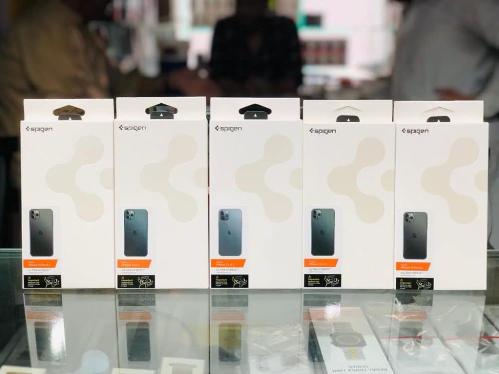 iPhone 13 Pro Max Spigen Ultra Hybrid Clear Premium Case Covers.pk